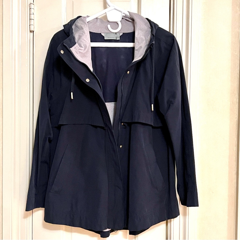 Athleta Rain Jacket With Hood Large